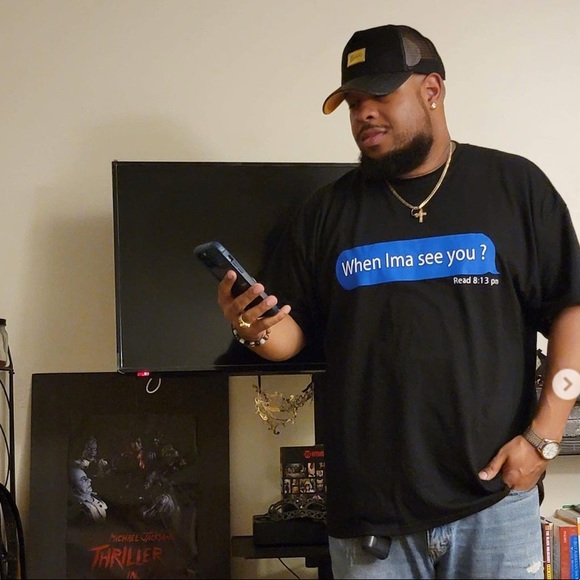 ‘When Ima see you’ T-Shirt - Picture 3 of 3